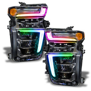 2020-2023 Chevy Silverado HD 2500/3500 RGBW +A LED DRL Boards Kit - AutoLEDTech.com