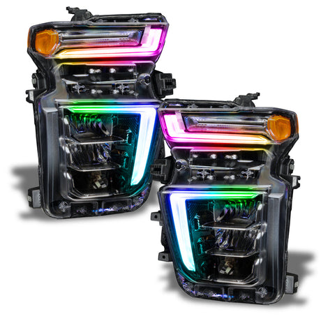 2020-2023 Chevy Silverado HD 2500/3500 RGBW +A LED DRL Boards Kit - AutoLEDTech.com