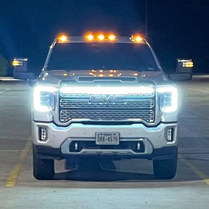 2020-2023 GMC Sierra HD 2500 LED Grill Accent Light Bar Kit - AutoLEDTech.com