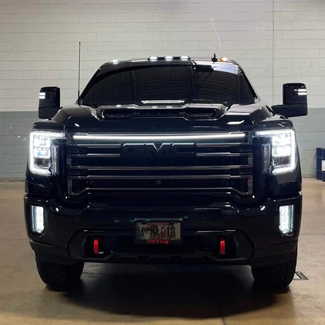 2020-2023 GMC Sierra HD 2500 LED Grill Accent Light Bar Kit - AutoLEDTech.com