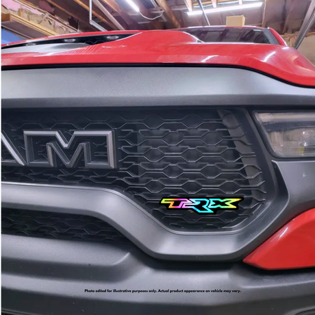 2020-2024+ Ram TRX RGB Flow Series LED Badge Emblem Logo - AutoLEDTech.com