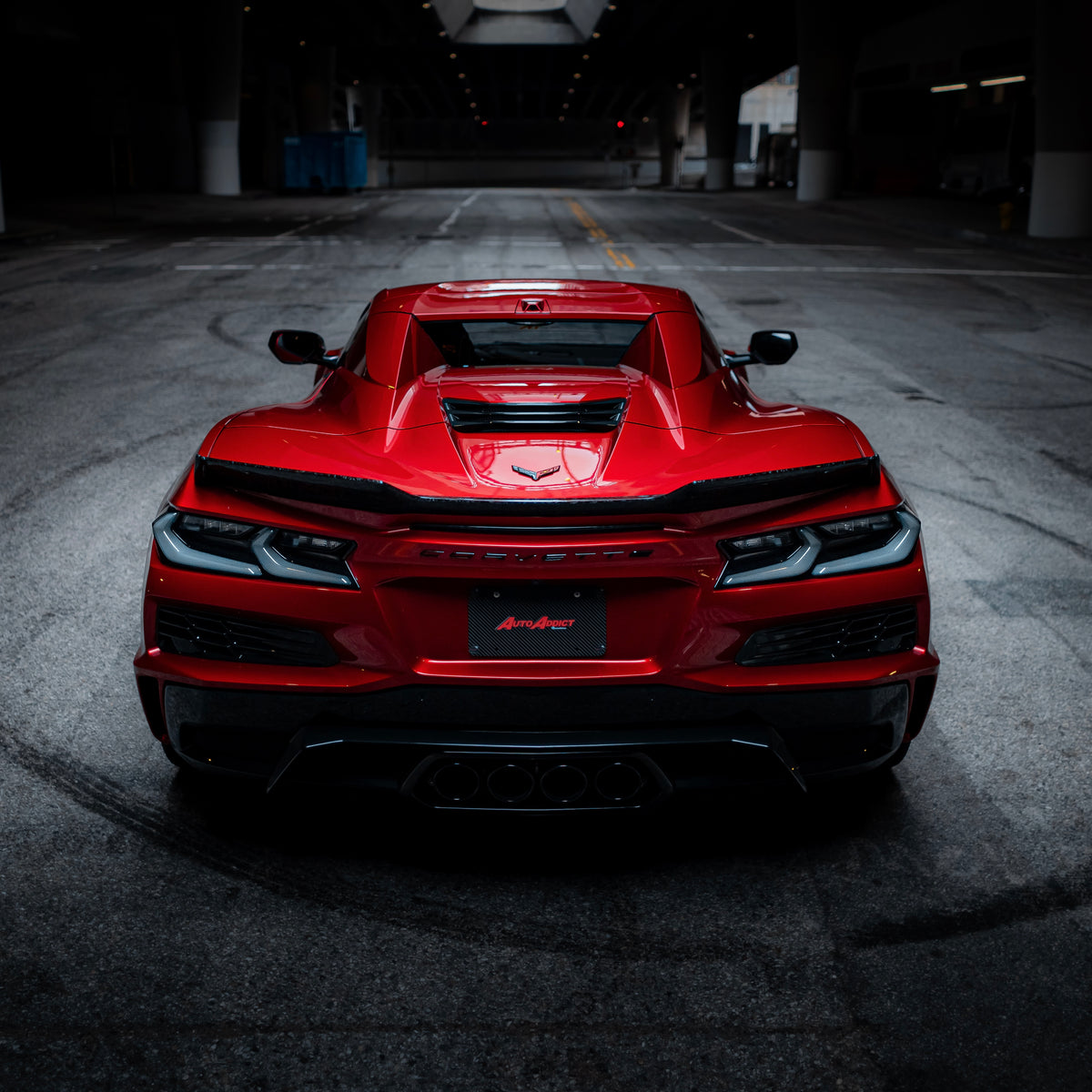 2020-2026+ C8 Corvette Smoked Euro Style LED Tail Lights - AutoLEDTech.com