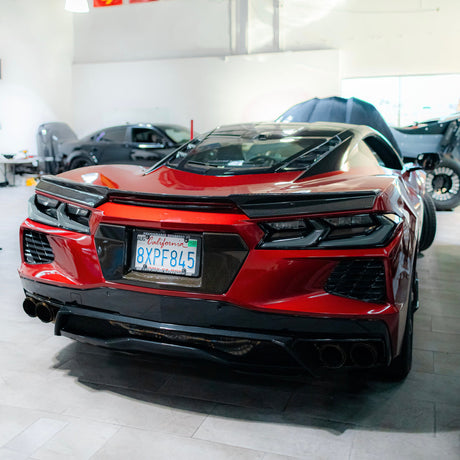 2020-2026+ C8 Corvette Smoked Euro Style LED Tail Lights - AutoLEDTech.com