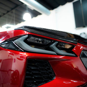 2020-2026+ C8 Corvette Smoked Euro Style LED Tail Lights - AutoLEDTech.com