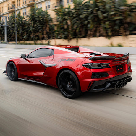 2020-2026+ C8 Corvette Smoked Euro Style LED Tail Lights - AutoLEDTech.com