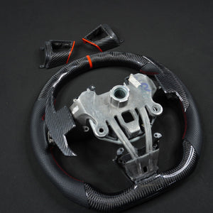 2013-2020 Cadillac CTS/ATS Carbon Fiber LED Steering Wheel - AutoLEDTech.com