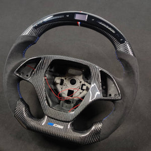 2020-2026+ Chevrolet C8 Corvette Custom Carbon Fiber Steering Wheel - AutoLEDTech.com