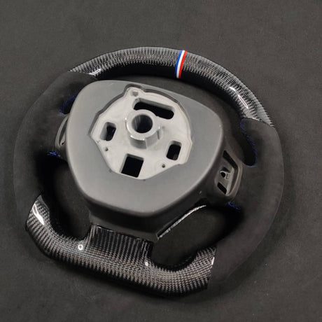 2020-2026+ Chevrolet C8 Corvette Custom Carbon Fiber Steering Wheel - AutoLEDTech.com