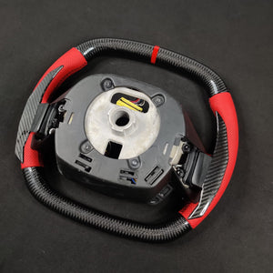 2020-2026+ Chevrolet C8 Corvette Custom Carbon Fiber Steering Wheel - AutoLEDTech.com
