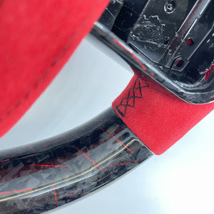 2020-2026+ Chevrolet C8 Corvette Custom Carbon Fiber Steering Wheel - AutoLEDTech.com