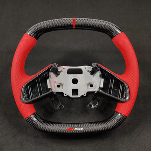 2020-2026+ Chevrolet C8 Corvette Custom Carbon Fiber Steering Wheel - AutoLEDTech.com