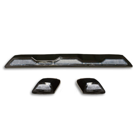 2020-2026+ GMC Chevy HD Clear Smoked White Amber LED Roof Cab Lights - AutoLEDTech.com