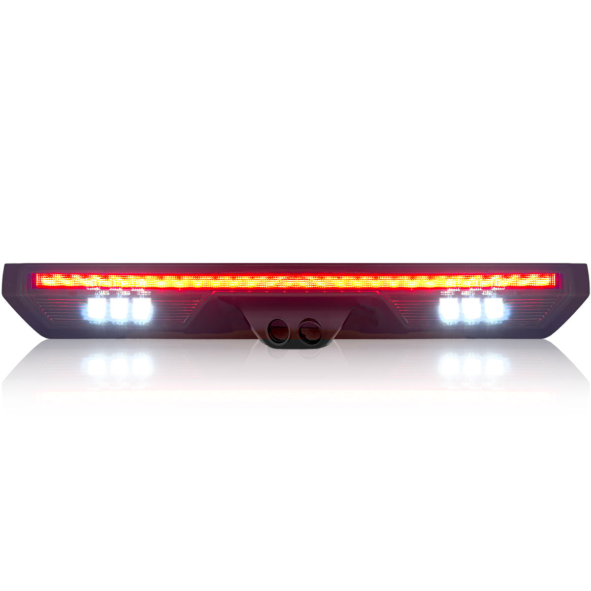 2020-2026+ GMC Chevy Sierra Silverado Smoked Switchback LED Mirror Lights - AutoLEDTech.com