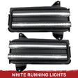 2020-2026+ GMC Chevy Sierra Silverado Smoked LED Mirror Lights - AutoLEDTech.com