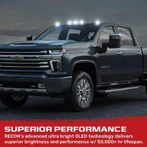2020-2026+ GMC Chevy Sierra Silverado Smoked LED Mirror Lights - AutoLEDTech.com