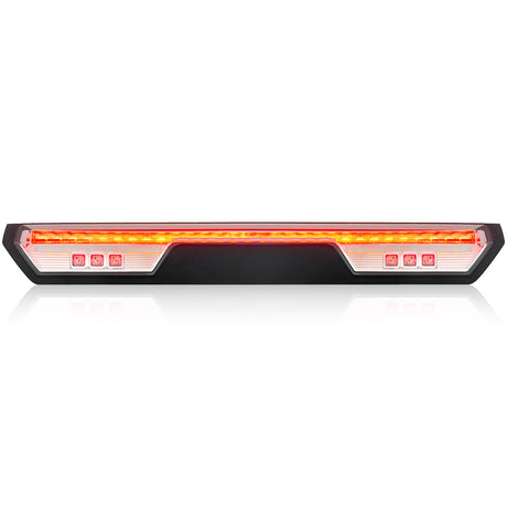 2020-2026+ GMC Sierra Chevy Silverado Smoked Clear LED 3rd Brake Light - AutoLEDTech.com