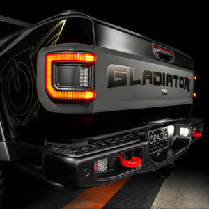 2020-2026+ Jeep Gladiator JT Red Smoked LED Flush Mount Tail Lights - AutoLEDTech.com