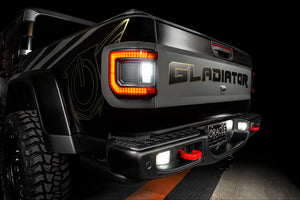 2020-2026+ Jeep Gladiator JT Red Smoked LED Flush Mount Tail Lights - AutoLEDTech.com