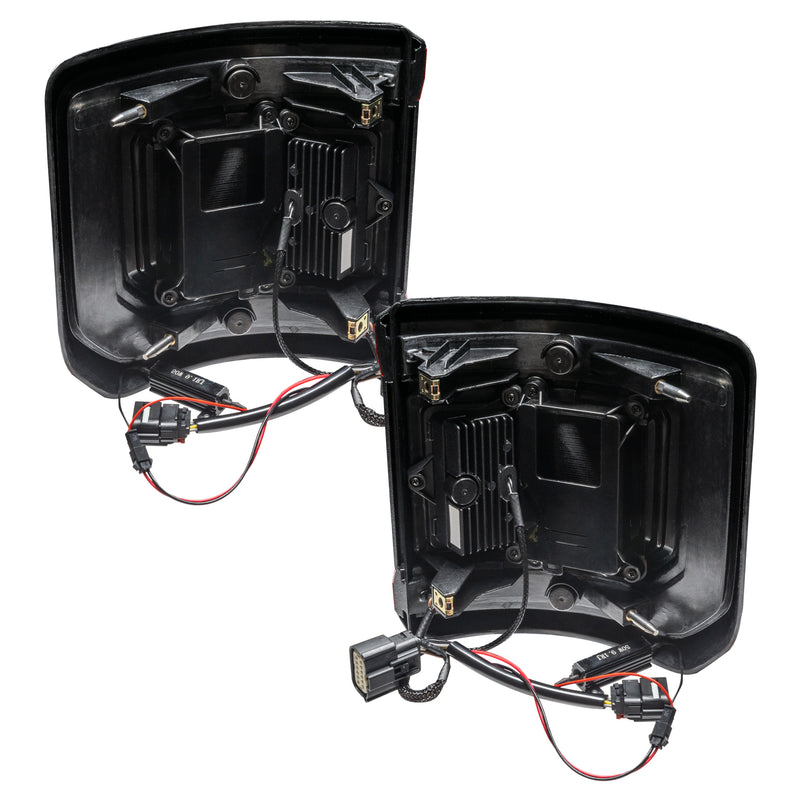 2020-2026+ Jeep Gladiator JT Red Smoked LED Flush Mount Tail Lights - AutoLEDTech.com