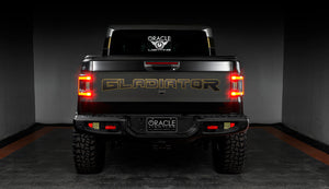 2020-2026+ Jeep Gladiator JT Red Smoked LED Flush Mount Tail Lights - AutoLEDTech.com