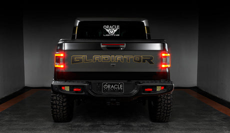 2020-2026+ Jeep Gladiator JT Red Smoked LED Flush Mount Tail Lights - AutoLEDTech.com
