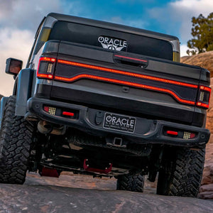 2020-2026+ Jeep Gladiator JT Red Smoked LED Flush Mount Tail Lights - AutoLEDTech.com