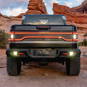 2020-2026+ Jeep Gladiator JT Red Smoked LED Flush Mount Tail Lights - AutoLEDTech.com