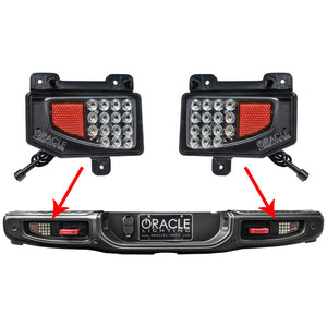 2020-2026+ Jeep Gladiator JT Red Smoked LED Flush Mount Tail Lights - AutoLEDTech.com