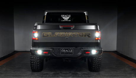 2020-2026+ Jeep Gladiator JT Red Smoked LED Flush Mount Tail Lights - AutoLEDTech.com