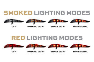 2020+ Toyota Supra Smoked Red XB LED Tail Lights Assemblies - AutoLEDTech.com