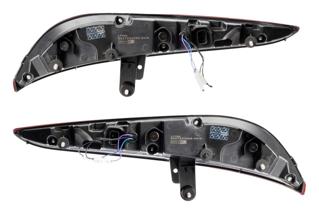2020+ Toyota Supra Smoked Red XB LED Tail Lights Assemblies - AutoLEDTech.com