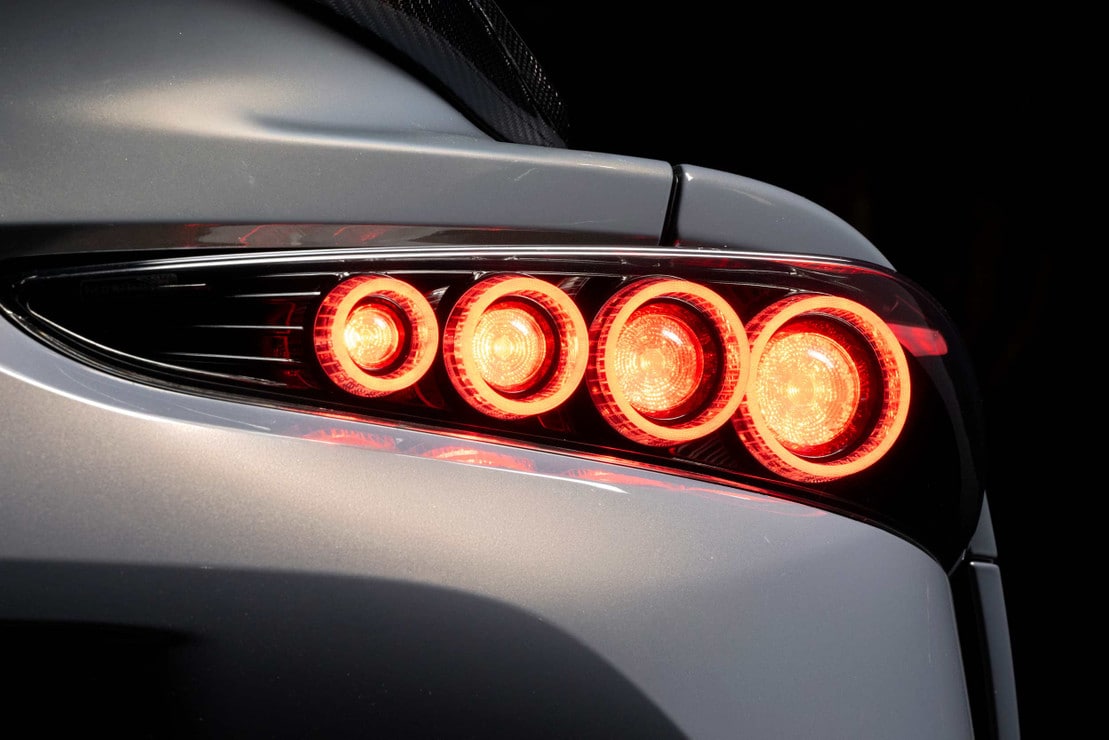 2020+ Toyota Supra Smoked Red XB LED Tail Lights Assemblies - AutoLEDTech.com