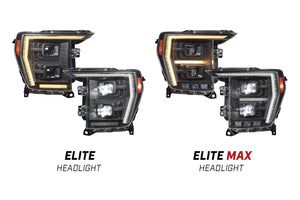 2021-2023 Ford F-150 & Raptor ELITE MAX LED White/Amber DRL Projector Headlights - AutoLEDTech.com