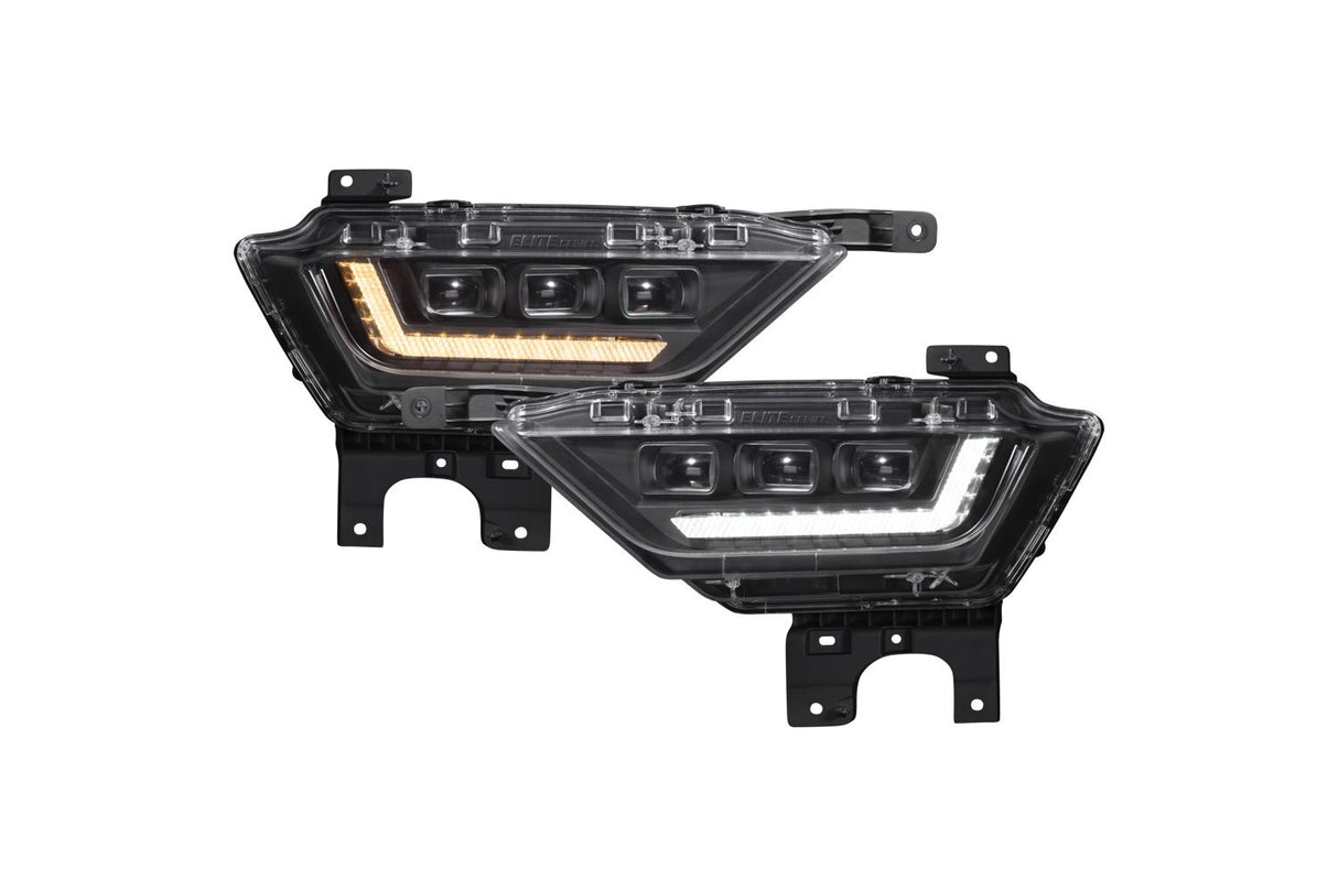 2021-2023 Ford F-150 & Raptor ELITE MAX LED White/Amber DRL Projector Headlights - AutoLEDTech.com