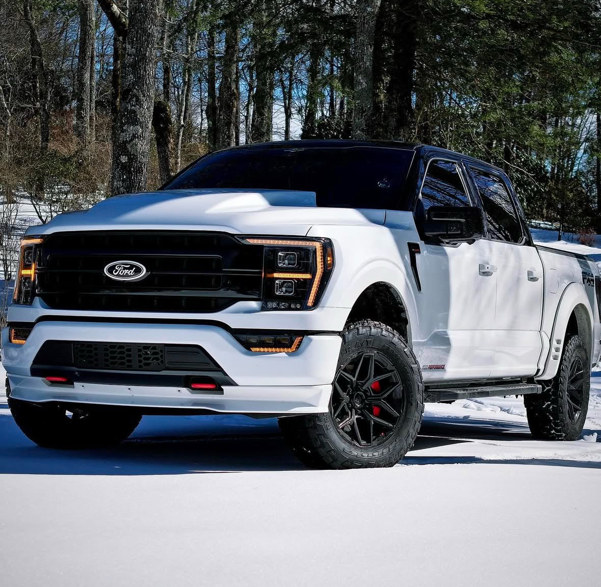 2021-2023 Ford F-150 & Raptor ELITE MAX LED White/Amber DRL Projector Headlights - AutoLEDTech.com