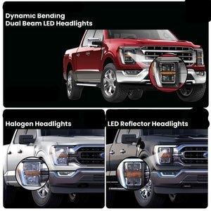 2021-2023 Ford F150 LED Grill Accent Light Bar Kit - AutoLEDTech.com