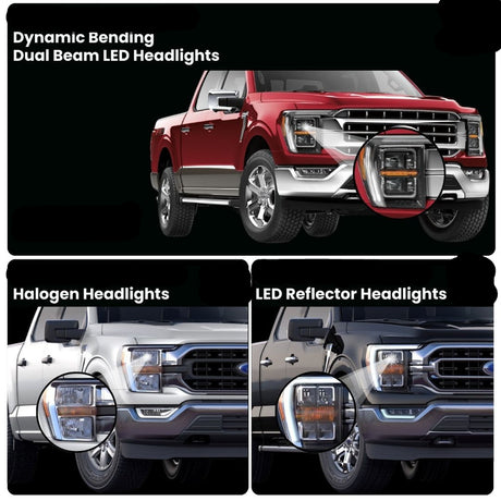 2021-2023 Ford F150 LED Grill Accent Light Bar Kit - AutoLEDTech.com