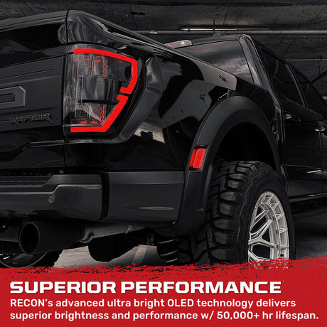 2021-2023 Ford F150 & Raptor Smoked OLED Tail Lights - AutoLEDTech.com