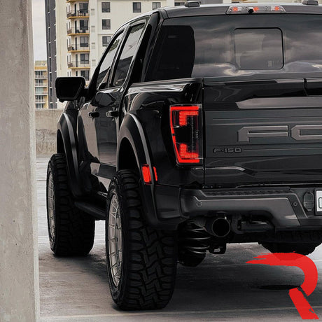 2021-2023 Ford F150 & Raptor Smoked OLED Tail Lights - AutoLEDTech.com