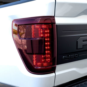 2021-2023 Ford F150 & Raptor Smoked OLED Tail Lights - AutoLEDTech.com