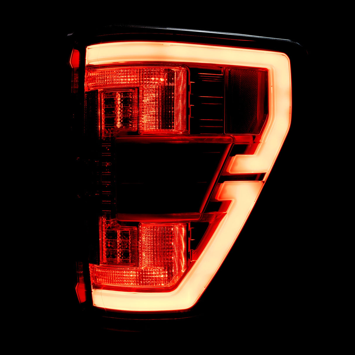 2021-2023 Ford F150 & Raptor Smoked OLED Tail Lights - AutoLEDTech.com