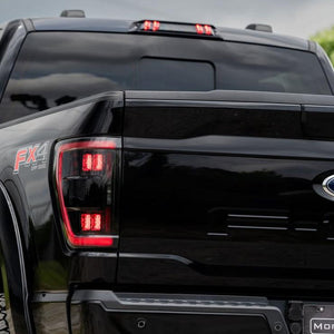 2021-2023 Ford F150 & Raptor Red/Smoked Full LED Tail Lights - Fits all models - AutoLEDTech.com