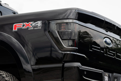 2021-2023 Ford F150 & Raptor Red/Smoked Full LED Tail Lights - Fits all models - AutoLEDTech.com