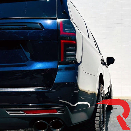 2021-2024 GMC Yukon Smoked Scanning LED Tail Lights - AutoLEDTech.com