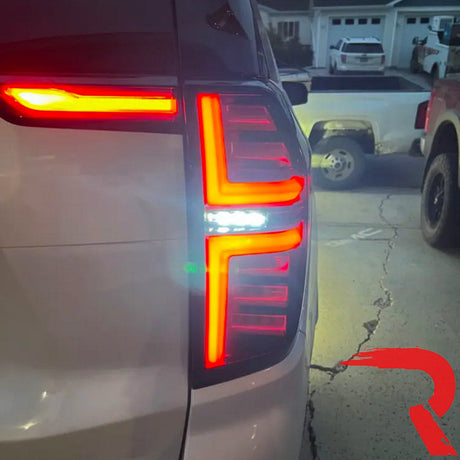 2021-2024 GMC Yukon Smoked Scanning LED Tail Lights - AutoLEDTech.com