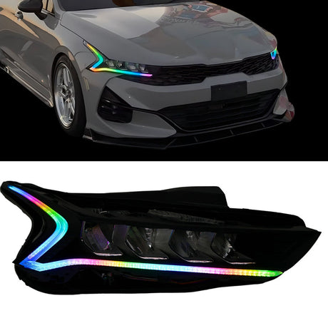 2021-2024 Kia K5 RGBW Flow Series LED DRL Board Kit - AutoLEDTech.com