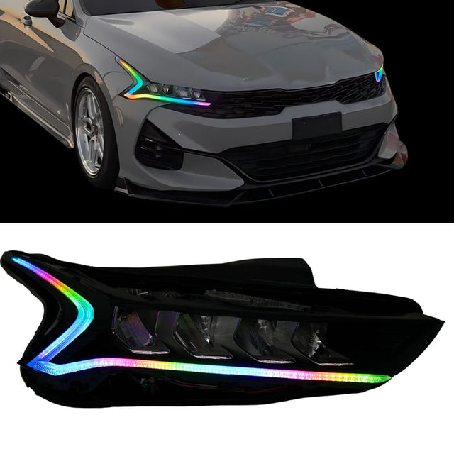 2021-2024 Kia K5 RGBW Flow Series LED DRL Board Kit - AutoLEDTech.com