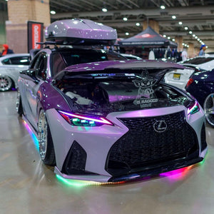 2021-2024 Lexus IS 300 350 F 500 RGBW Flow Series LED DRL Tube Kit - AutoLEDTech.com