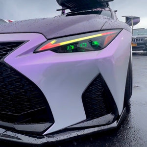 2021-2024 Lexus IS 300 350 F 500 RGBW Flow Series LED DRL Tube Kit - AutoLEDTech.com