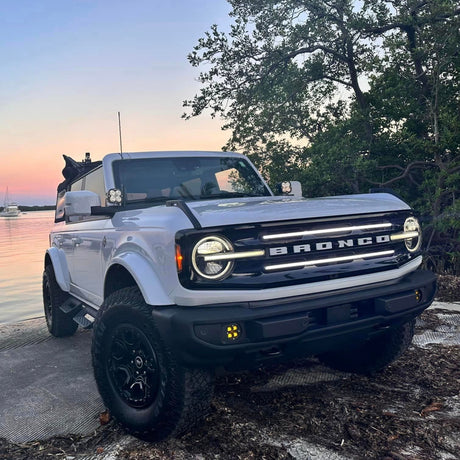2021-2025+ Ford Bronco LED Grill Accent Lights Kit - AutoLEDTech.com
